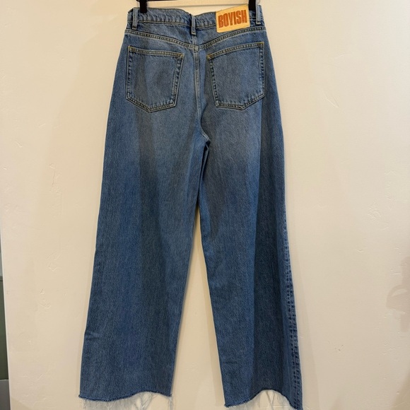 BOYISH The Jovi High Rise Rigid Ultra Relaxed Jeans Rio Bravo Blue - Picture 6 of 10